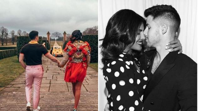 Priyanka Chopra with Nick Jonas. Priyanka Chopra with Nick Jonas.