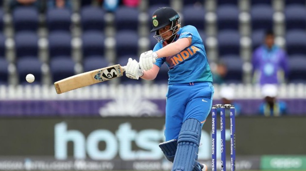 Shafali Verma in action.