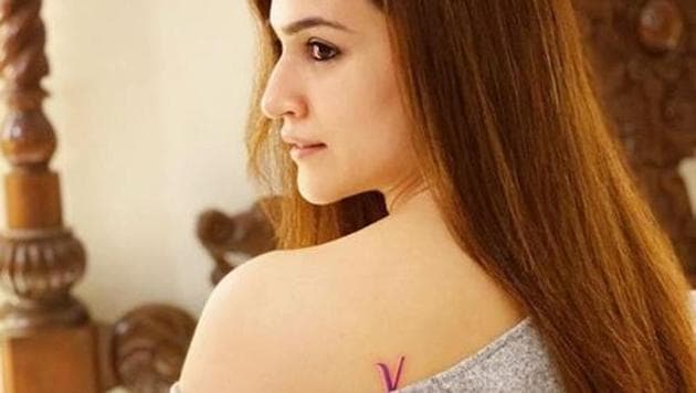 Kriti Sanon shows off a mysterious new tattoo says its start of  something new see pic  Bollywood  Hindustan Times