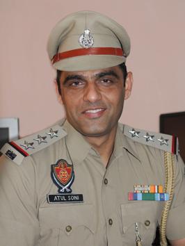 Suspended Punjab Police DSP Atul Soni(HT PHOTO)