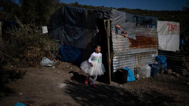 The family’s asylum request is one of tens of thousands backed up in Greece. In Moria camp, more than 19,000 live in a space built for 3,000. There have been attempted suicides, fights that end in injuries and self-harming. Deaths from attacks and accidents have also occurred. The camps are overflowing with garbage and the portable toilets are filthy. (Alkis Konstantinidis / REUTERS) The family’s asylum request is one of tens of thousands backed up in Greece. In Moria camp, more than 19,000 live in a space built for 3,000. There have been attempted suicides, fights that end in injuries and self-harming. Deaths from attacks and accidents have also occurred. The camps are overflowing with garbage and the portable toilets are filthy. (Alkis Konstantinidis / REUTERS)