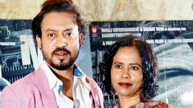 Irrfan with wife Sutapa whom he calls his primary care-giver.