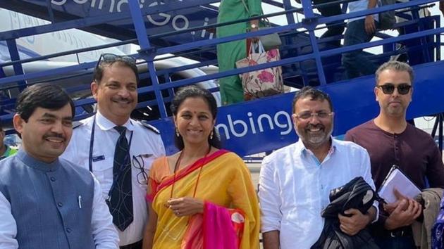 Syed Shahnawaz Hussain, Rajiv Pratap Rudy, Supriya Sule, Nishikant Dubey and Milind Deora.