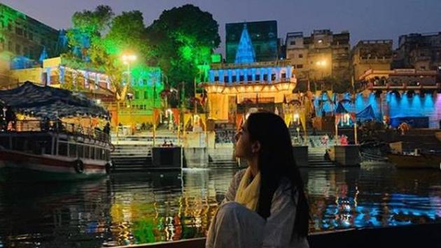 Sara Ali Khan shares beautiful pictures from her Varanasi visit.