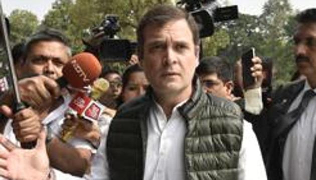 Rahul Gandhi’s remarks came after India on Monday reported two new cases of the novel coronavirus, including one from the national capital.(Sanjeev Verma/HT PHOTO)