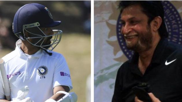 Ajinkya Rahane and Sandeep Patil.(AP/HT Collage)