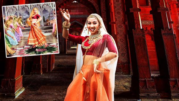 Vivacious Vanya mesmerises as Madhubala from the evergreen film, Mughal-e-Azam. (Wardrobe: Karishma Deepa Sondhi, Asha Gautam, WeaverStory.com, Karrtik D; Jewellery: The Tiana, RK Jewellers South Extension II; Makeup: Kiko Milano, Aashmeen Munjaal; Hair: Blossom Kochhar; Location Courtesy: Hyatt Regency, Gurugram) (Tarasha/HT)