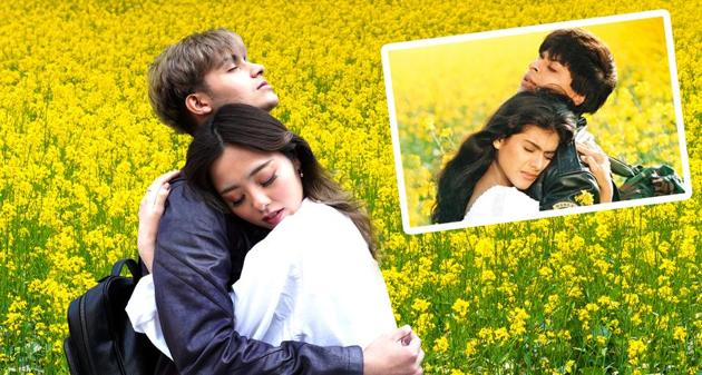 Sid and Mahiro recreate the romantic scene of Raj and Simran from the Bollywood blockbuster Dilwale Dulhania Le Jayenge. Don’t they look like a lovely pair, just like Shah Rukh Khan and Kajol? (Wardrobe: Karishma Deepa Sondhi, Asha Gautam, WeaverStory.com, Karrtik D; Jewellery: The Tiana, RK Jewellers South Extension II; Makeup: Kiko Milano, Aashmeen Munjaal; Hair: Blossom Kochhar; Location Courtesy: Hyatt Regency, Gurugram) (Tarasha/HT)