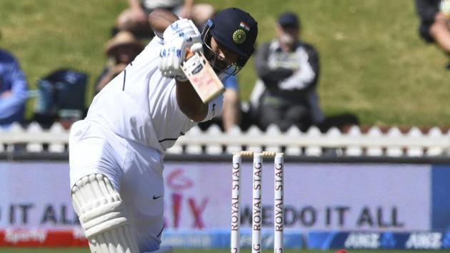 India's Rishabh Pant bats against New Zealand.(AP)