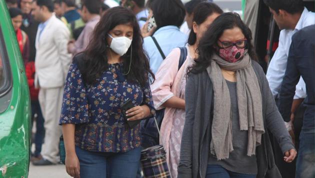 The Coronavirus outbreak has sparked a huge demand for masks in India. (Yogendra Kumar/HT PHOTO) The Coronavirus outbreak has sparked a huge demand for masks in India. (Yogendra Kumar/HT PHOTO)