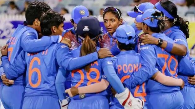 India women’s cricket team advanced to the finals of T20 World Cup for the first time after the semi-final against England was washed out.(PTI)