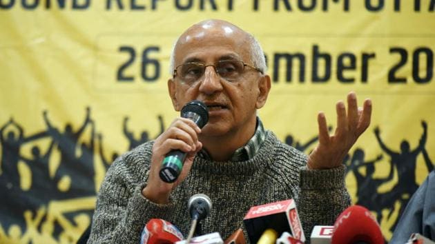 Activist Harsh Mander had filed a petition in the Supreme Court seeking FIR against politicians for inflammatory speeches. (Amal KS/HT Photo)
