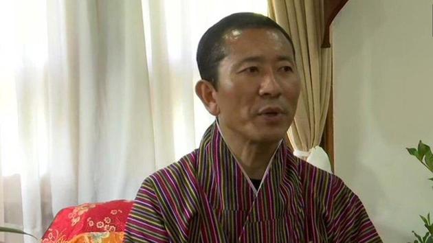 Bhutan Prime Minister Lotay Tshering announced on Friday that an American tourist who entered from India has tested positive for coronavirus.(ANI Photo) Bhutan Prime Minister Lotay Tshering announced on Friday that an American tourist who entered from India has tested positive for coronavirus.(ANI Photo)