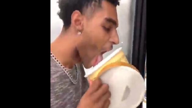 Man Jailed For Licking Ice Cream For Social Media Stunt Trending Hindustan Times