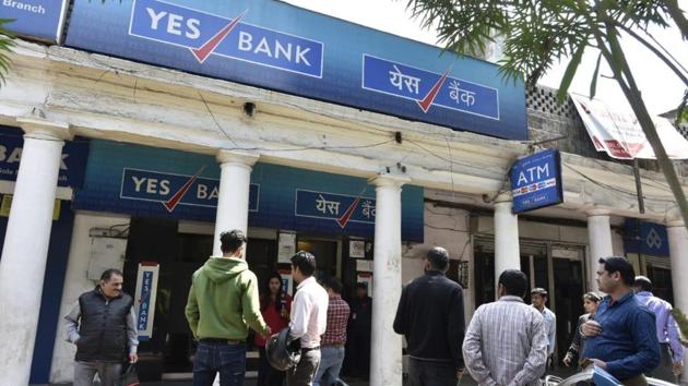 Yes Bank crisis has created panic among consumers (HT Photo/Sanjeev Verma) Yes Bank crisis has created panic among consumers (HT Photo/Sanjeev Verma)