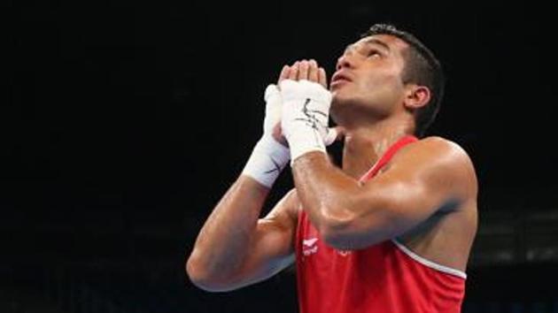 File image of Indian pugilist Vikas Krishnan.(Getty Images)