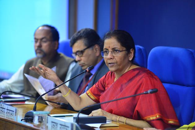 As Yes Bank crisis deepens, Nirmala Sitharaman assured depositor’s that their money is safe.(Ramesh Pathania/Mint File Photo)