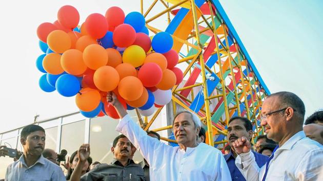 Odisha Chief Minister Naveen Patnaik during inauguration of "Marine Drive Eco- Retreat” at Puri district. (PTI) Odisha Chief Minister Naveen Patnaik during inauguration of "Marine Drive Eco- Retreat” at Puri district. (PTI)