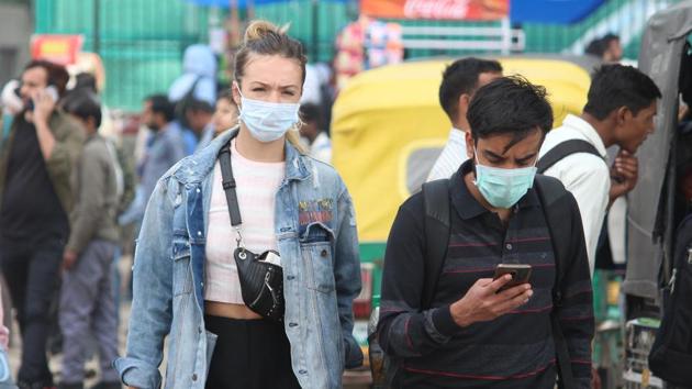 The number of coronavirus positive cases rose to 31 in India after a man in Delhi tested positive for the infection.(Yogendra Kumar/HT Photo)