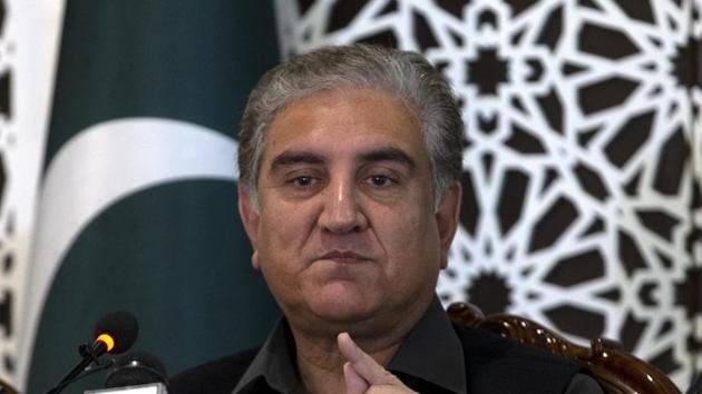 Pakistani Foreign Minister Shah Mahmood Qureshi speaks to reporters at the Foreign Ministry in Islamabad, Pakistan.(AP) Pakistani Foreign Minister Shah Mahmood Qureshi speaks to reporters at the Foreign Ministry in Islamabad, Pakistan.(AP)