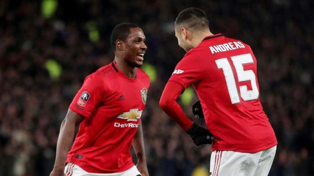 Soccer Football - FA Cup Fifth Round - Derby County v Manchester United - Pride Park, Derby, Britain - March 5, 2020 Manchester United's Odion Ighalo celebrates scoring their third goal Action Images via Reuters/Carl Recine(Action Images via Reuters)