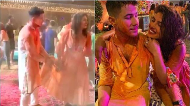 Priyanka Chopra’s voluminous kurta came to good use for Nick Jonas. Priyanka Chopra’s voluminous kurta came to good use for Nick Jonas.