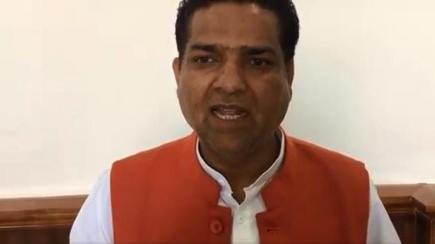 Sanjay Gupta, the Bharatiya Janata Party (BJP) legislator from Laksar area in Haridwar said that cow urine can cure coronavirus.(Twitter/@engineerakg)