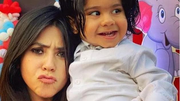 Ekta Kapoor’s son Ravie is one year old.