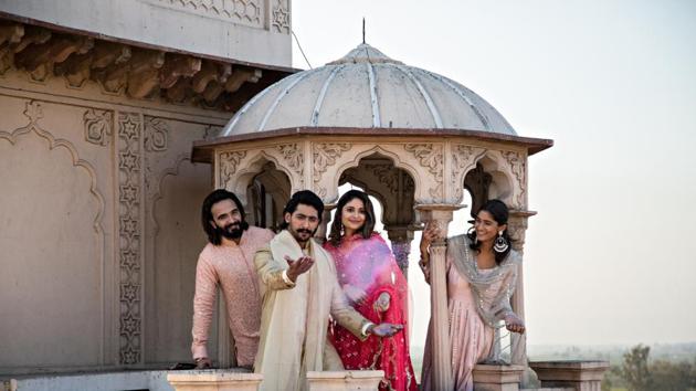 A celebration of hope, a prayer for peace. May this Holi heal, may good overcome evil...Atharva, Sameer, Shivika and Shama let their wishes take wings as stunning spirals of colour make the haveli look even more enchanting.