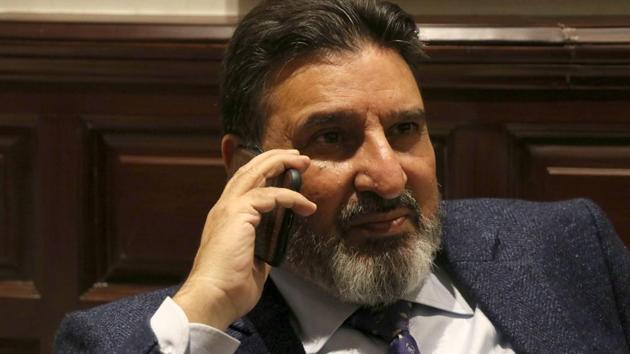 Altaf Bukhari, Kashmir’s leading business tycoon and an expelled senior leader of the People’s Democratic Party (PDP), has emerged as the prime mover in efforts to revive the political process.(HT Photo)