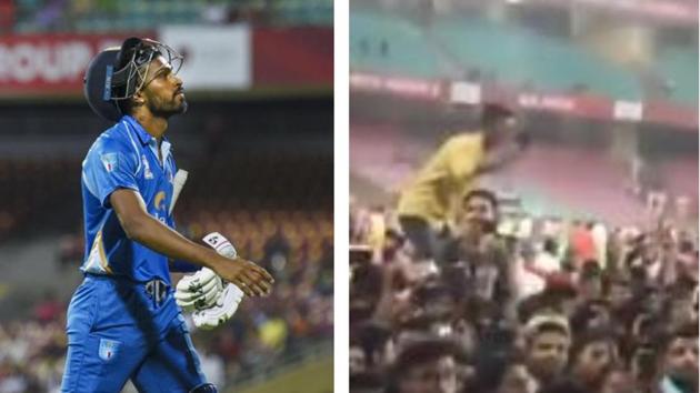 Hardik Pandya in DY Patil T20 Cup (HT Collage) Hardik Pandya in DY Patil T20 Cup (HT Collage)
