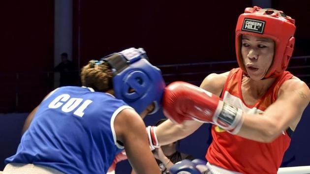 File photo of India's Mary Kom. (PTI) File photo of India's Mary Kom. (PTI)