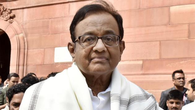 Former Finance Minister and Congress MP P. Chidambaram said the ban on the television channels was an interference on the freedom of the press. (Mohd Zakir/HT PHOTO) Former Finance Minister and Congress MP P. Chidambaram said the ban on the television channels was an interference on the freedom of the press. (Mohd Zakir/HT PHOTO)