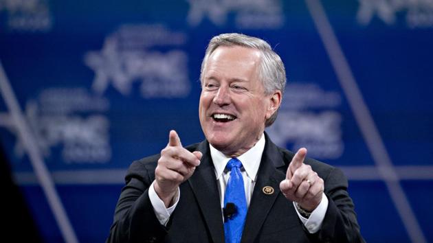 The long-rumored move makes Meadows, who announced he was not seeking reelection for his House seat from North Carolina, effectively Trump’s fourth chief of staff since taking office in 2017. (Bloomberg) The long-rumored move makes Meadows, who announced he was not seeking reelection for his House seat from North Carolina, effectively Trump’s fourth chief of staff since taking office in 2017. (Bloomberg)