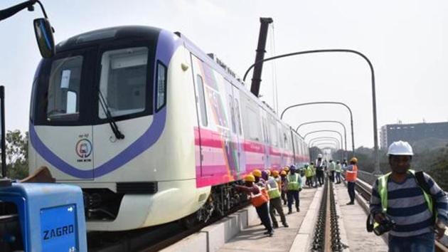 The Pune Pimpri-Chinchwad Metro has seen an allocation of Rs 1,657 crore for 2020-21(HT/PHOTO)