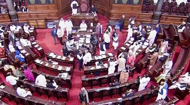 The election to Rajya Sabha for three seats from Madhya Pradesh falling vacant on April 9 is due on March 26 and the last date for filing the nomination papers is March 13. (PTI PHOTO.) The election to Rajya Sabha for three seats from Madhya Pradesh falling vacant on April 9 is due on March 26 and the last date for filing the nomination papers is March 13. (PTI PHOTO.)