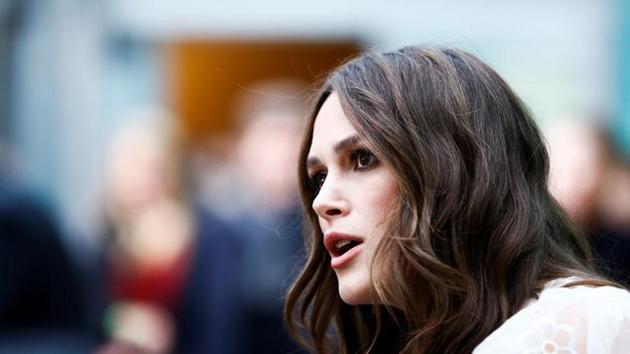 Actor Keira Knightley looks on as she attends the European premiere of Official Secrets at the BFI London Film Festival 2019.(REUTERS)