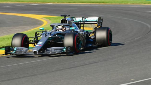 Lewis Hamilton driving the Mercedes AMG Petronas F1 Team on track during practice for the F1 Grand Prix of Australia at Melbourne Grand Prix Circuit.(Getty Images)