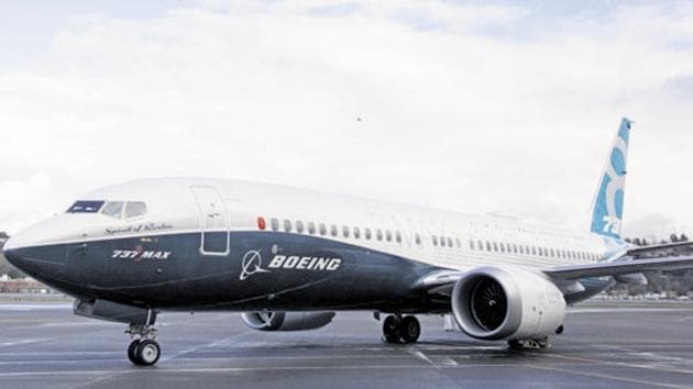 The Boeing 737 Max aircraft. It is the fourth generation model of the Boeing 737.(Bloomberg)