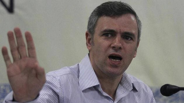 Former chief minister of Jammu and Kashmir Omar Abdullah was put under detention a day before the Centre moved in August last year to abrogate Article 370. (AP File Photo) Former chief minister of Jammu and Kashmir Omar Abdullah was put under detention a day before the Centre moved in August last year to abrogate Article 370. (AP File Photo)