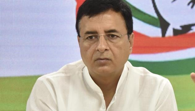 Congress spokesperson Randeep Surjewala (Sanjeev Verma/HT File Photo) Congress spokesperson Randeep Surjewala (Sanjeev Verma/HT File Photo)
