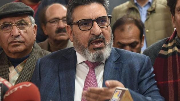 Former state finance minister Syed Altaf Bukhari (Photo: Waseem Andrabi/ Hindustan Times) Former state finance minister Syed Altaf Bukhari (Photo: Waseem Andrabi/ Hindustan Times)