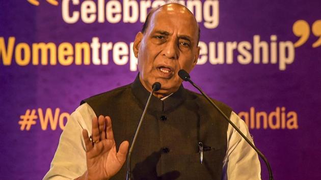 Union Defence Minister Rajnath Singh (PTI photo) Union Defence Minister Rajnath Singh (PTI photo)
