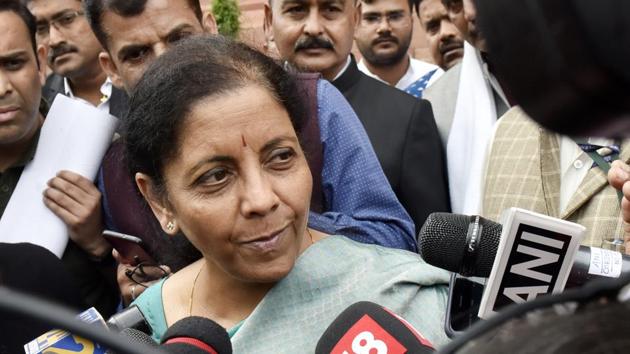 Finance Minister Nirmala Sitharaman will review planning and preparedness of merging banks on March 12. (Mohd Zakir/HT PHOTO) Finance Minister Nirmala Sitharaman will review planning and preparedness of merging banks on March 12. (Mohd Zakir/HT PHOTO)