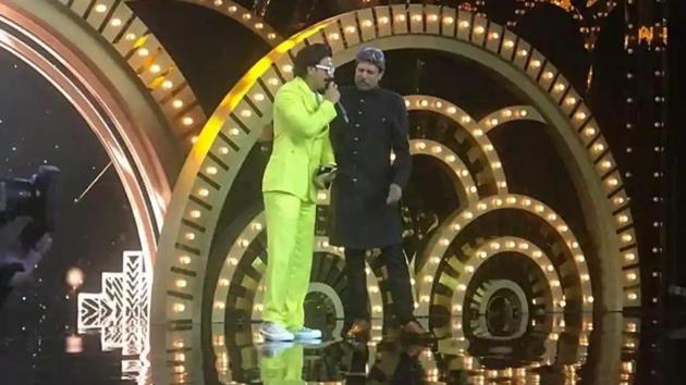 Ranveer Singh and Kapil Dev at HT India’s Most Stylish 2019. 