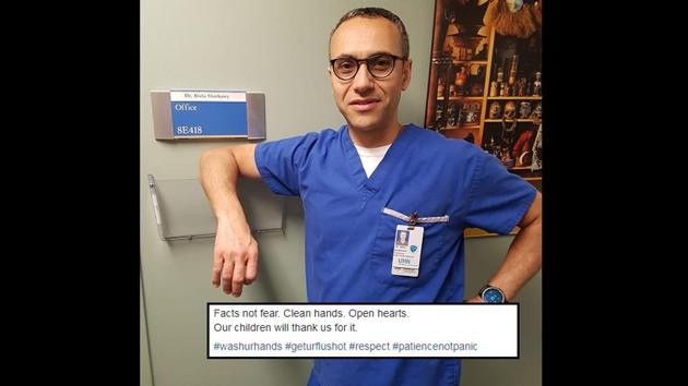 Abdu Sharkawy says he is more scared of the mass panic surrounding coronavirus than the outbreak itself. (Facebook/ Abdu Sharkawy) Abdu Sharkawy says he is more scared of the mass panic surrounding coronavirus than the outbreak itself. (Facebook/ Abdu Sharkawy)
