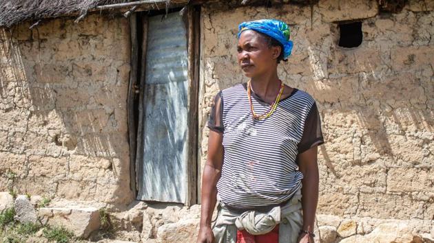 “Girls are particularly vulnerable during times of drought,” said Anaina Lourenco, a child protection expert for World Vision Angola. “The responsibility of caring for younger siblings often falls to girls and their education suffers.”On the other side of the valley, Cristina Canaino, 14, was forced to interrupt her schooling after her father turned on his heel in 2018, leaving his wife and five children to fend for themselves. (Osvaldo Silva / AFP) 