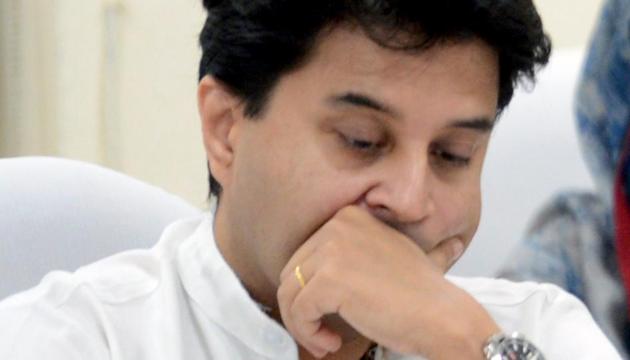 Jyotiraditya Scindia quit the Congress after meeting Prime Minister Narendra Modi along with Union Home Minister Amit Shah.(ANI Photo)