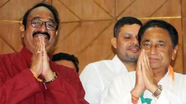 NP Prajapati (in red shirt) is the the speaker of Madhya Pradesh assembly. (ANI) NP Prajapati (in red shirt) is the the speaker of Madhya Pradesh assembly. (ANI)