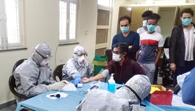 The state government has clarified that as of now there is no need to shut down schools in view of Covid-19 (coronavirus) though situation will be reviewed if more positive cases are reported. (HT PHOTO) The state government has clarified that as of now there is no need to shut down schools in view of Covid-19 (coronavirus) though situation will be reviewed if more positive cases are reported. (HT PHOTO)